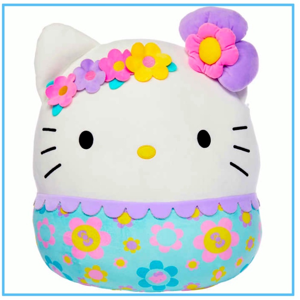 🔥 NWT Hello Kitty floral 20 inch Squishmallow